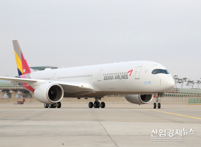 A350 항공기 사진 = 아시아나