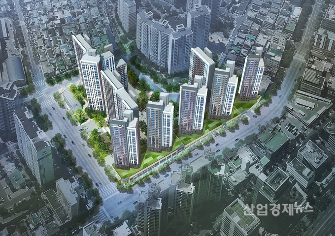 신천센트럴자이 조감도