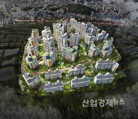 대림산업과 롯데건설이 공급하는 '녹번역 e편한세상 캐슬' 조감도. 이미지=대림산업