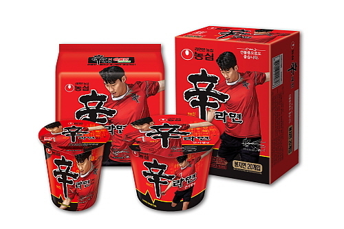 신라면 손흥민 에디션 모음 컷...농심 제공