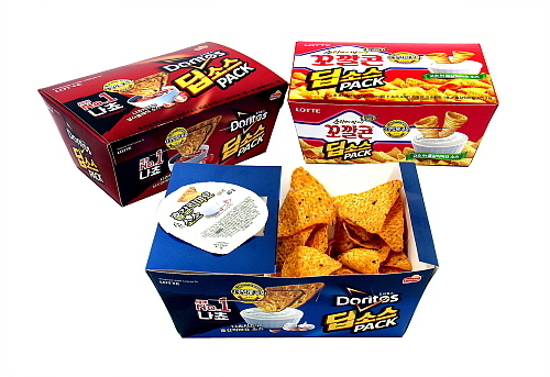 딥소스 팩 3종 연출 컷...롯데제과 제공