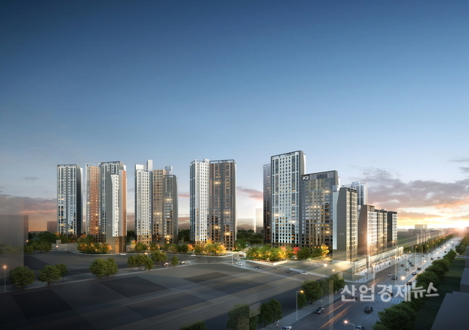 GS건설이 2월 공급예정인 '청라힐스자이' 투시도. 이미지=GS건설