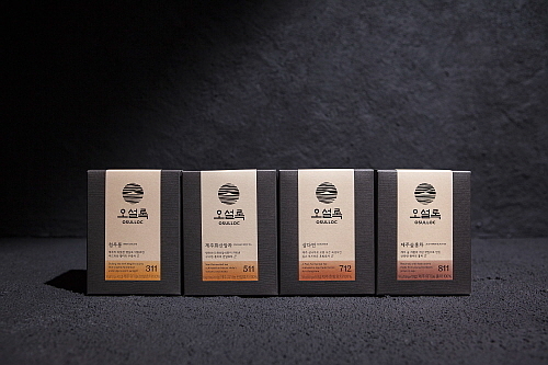 오셜록 발효차 제품 연출 컷