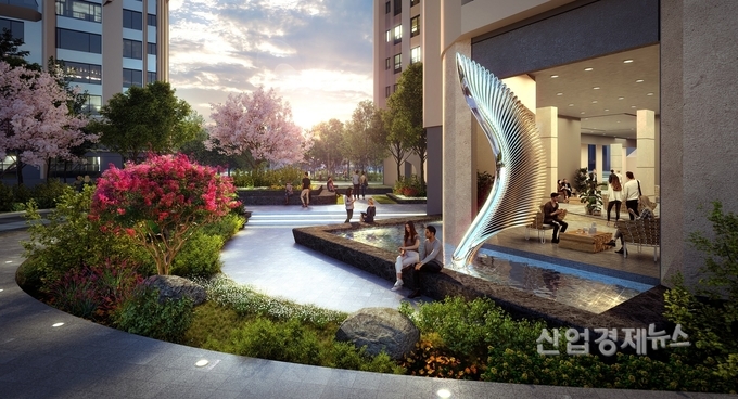 대우 '트릴리언트 반포' 예술장식품