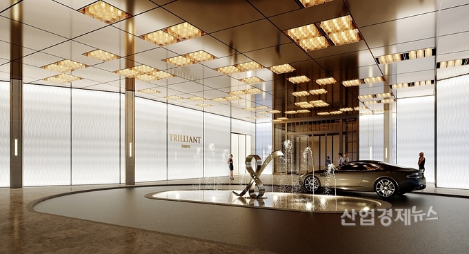 대우 '트릴리언트 반포' 지하주차장 드롭오픈존