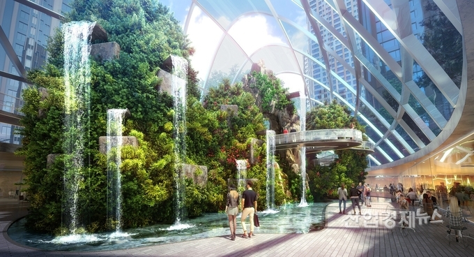 대우 '트릴리언트 반포' 선큰형 테마가든