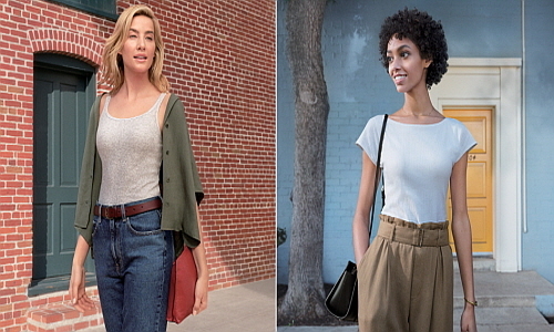 브라탑 신상품 모델 컷..<사진 = 유니클로(UNIQLO) 제공>