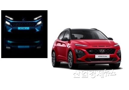 현대차가 코로나19로 인한 해외공장 생산감소로 8월 해외판매가 17% 감소했다. 사진은 10월 출시예정인 더 뉴 코나. 사진=현대자동차