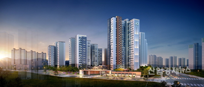 청약률 618대 1을 기록한 '위례자이 더시티' 투시도. 이미지=GS건설