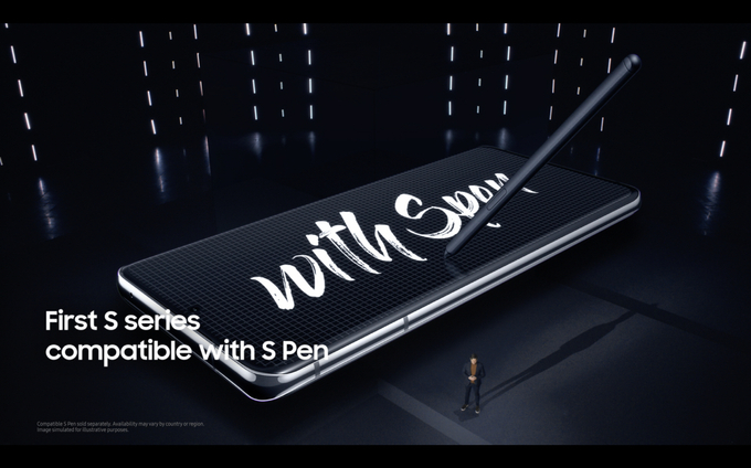 삼성전자 갤럭시 S21 언팩행사 장면. 사진=삼성전자