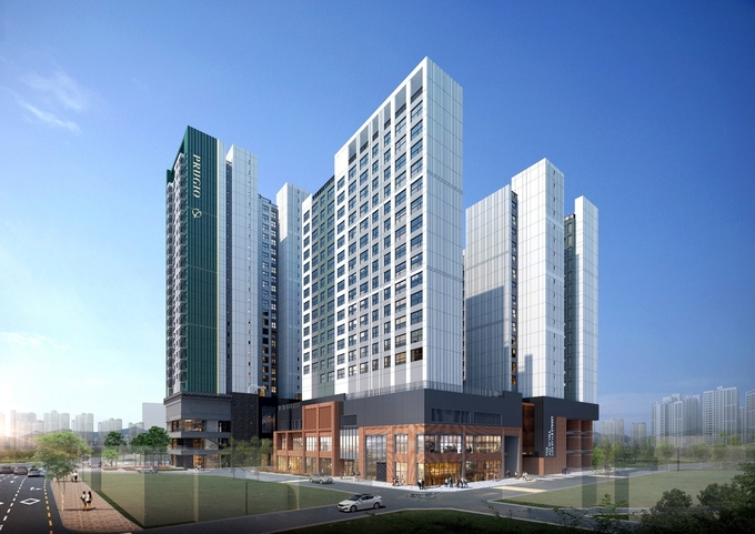 '신길 AK 푸르지오' 주경 투시도. 사진=리얼투데이