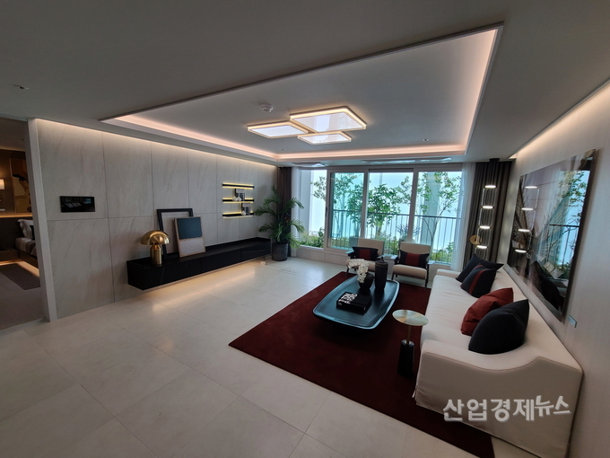 이천자이 더 파크 107㎡ 거실. 자료=GS건설