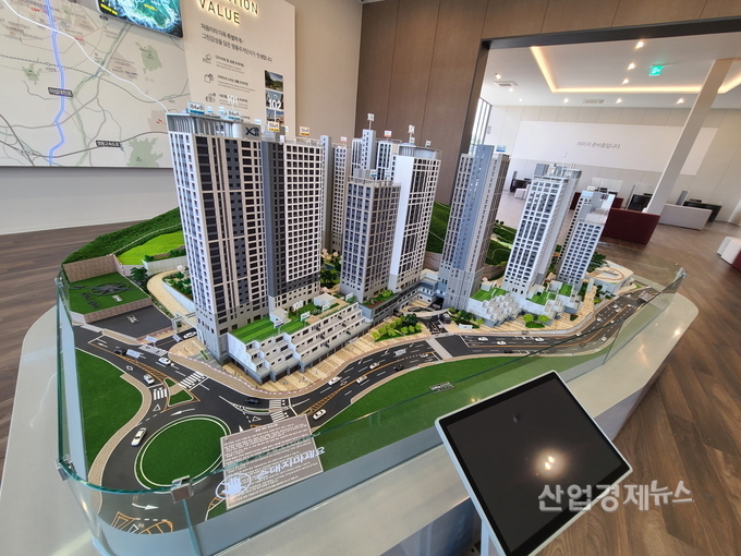 이천자이 더 파크 모형도. 사진=GS건설