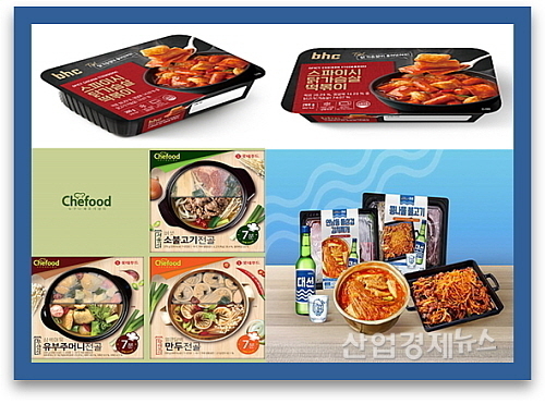 기사 관련 이미지 컷...<사진=bhc, 롯데푸드, 대선주조 제공>