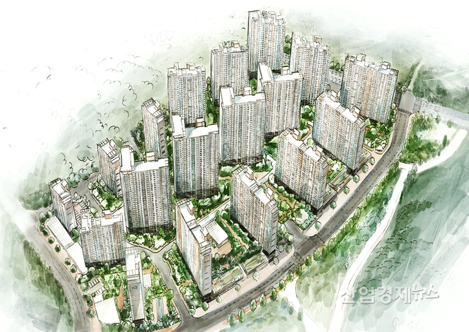 '나주역자이 리버파크' 스케치. 이미지=GS건설