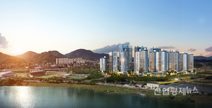 나주역 자이 리버파크 투시도. 이미지=GS건설