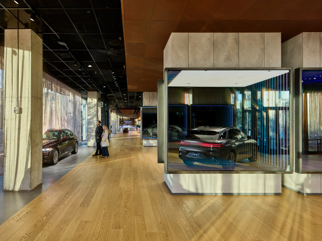 제네시스 하우스 뉴욕 1층에 있는 전시 공간. 사진=현대자동차