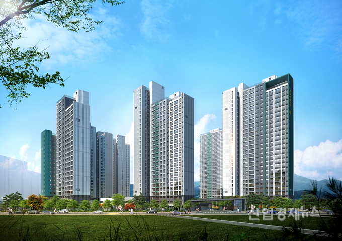 대우건설 '김천 푸르지오 더 퍼스트' 투시도. 이미지=대우건설