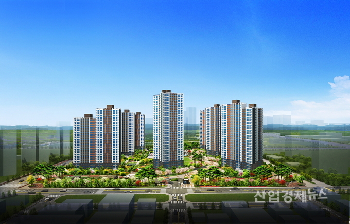 '탕정역 예미지' 투시도. 이미지=금성백조