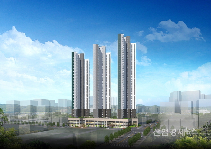 문수로 푸르지오 어반피스 투시도. 이미지=대우건설