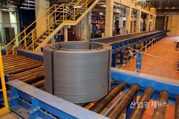 동국제강 코일철근 제품. 사진=동국제강