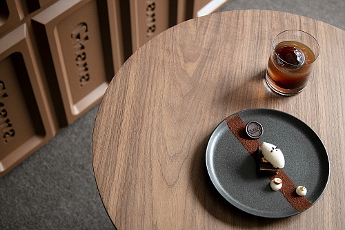 디저트 메뉴 연출 컷...<사진=롯데제과 제공>