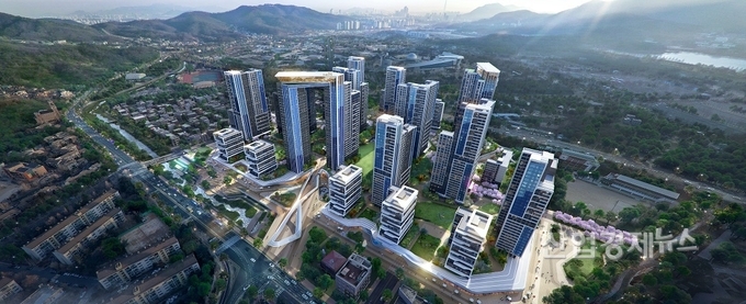 과천주공89단지 재건축 조감도. 이미지=현대건설