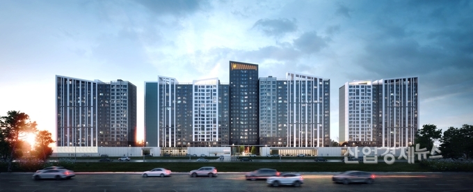 '두산우성한신아파트' 리모델링 투시도. 이미지=대우건설