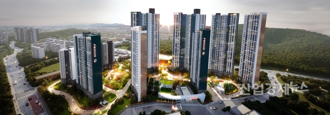 ‘푸르지오 크레스트(CREST)‘ 조감도. 이미지=대우건설