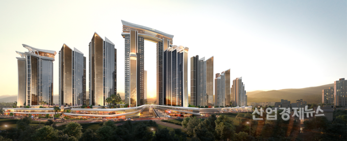 '부산 우동3구역' 조감도. 이미지=현대건설