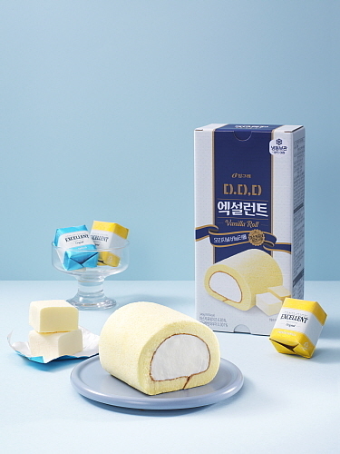 ‘엑설런트 오리지널 바닐라롤’ 연출 컷...<사진=빙그레 제공>