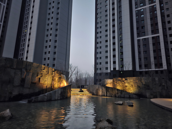 '안산 푸르지오 브리파크' 수변공원