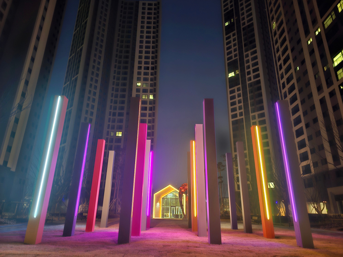 '안산 푸르지오 브리파크' 조형열주