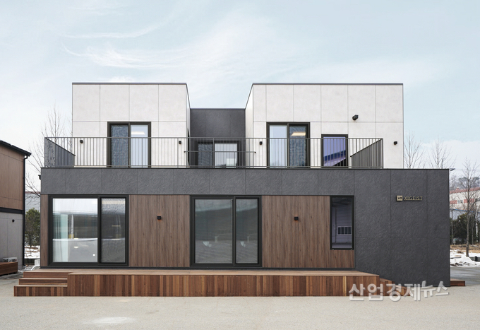 자이 목조 모듈러 주택 전경. 사진=GS건설