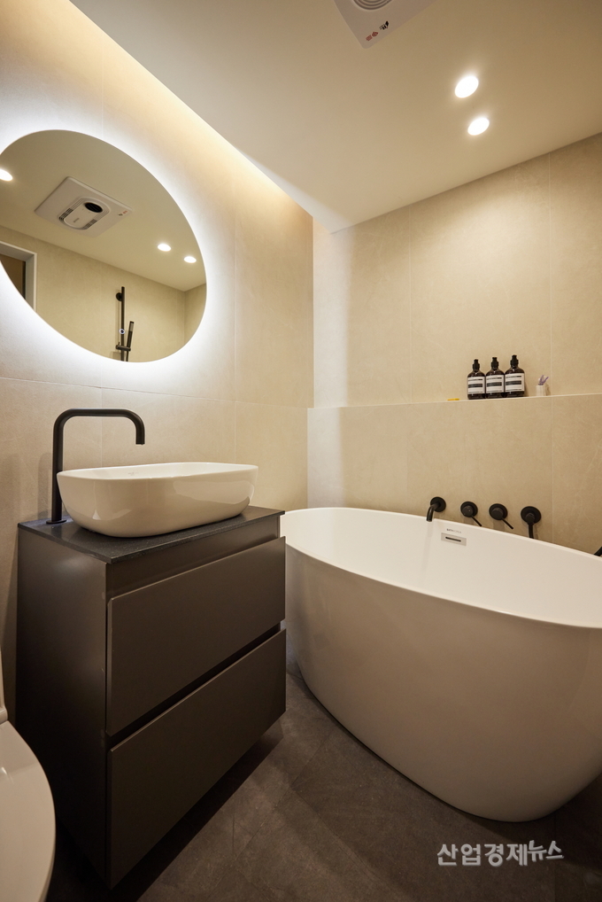 하임랩 욕실 리모델링 샘플. 사진=GS건설