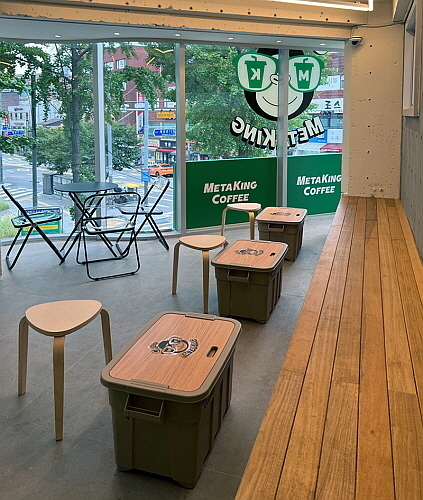 매장 내부 모습...<사진=메타킹 커피 제공>