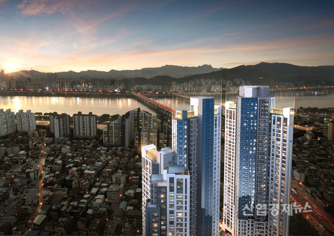 ‘e편한세상 강동 한강그란츠’ 조감도. 이미지=DL이앤씨