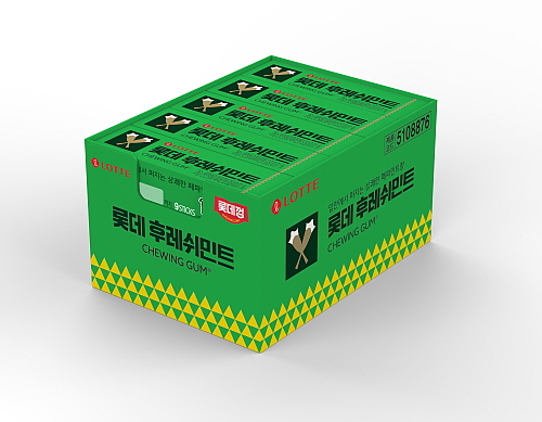 리누얼 롯데 후레쉬민트 껌 이미지...<사진=롯데웰푸드 제공>