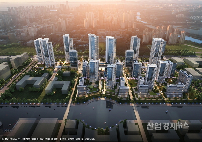 '송도자이풍경채 그라노블' 조감도. 이미지=GS건설