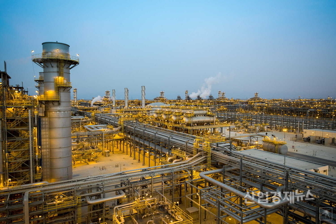 '사우디아라비아 파딜리 가스플랜트 공단' 전경. 사진=GS건설